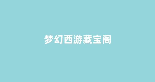 梦幻西游私