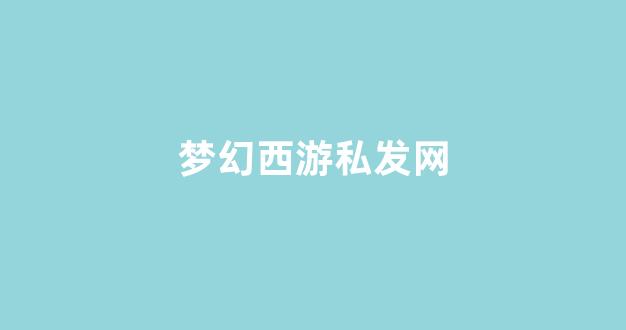 梦幻西游s